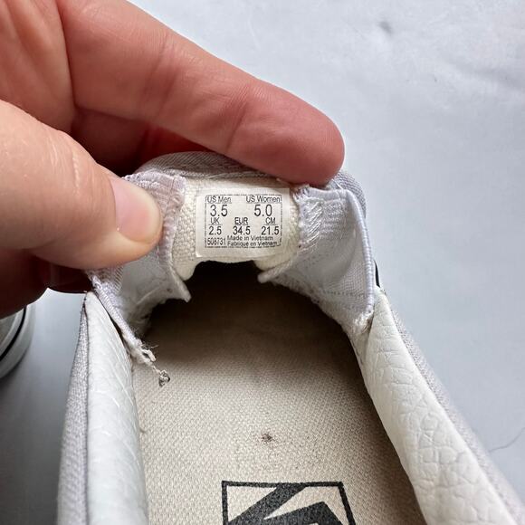 Vans Kids Classic Slip-On Checkerboard Shoe size 3.5 - Picture 7 of 7